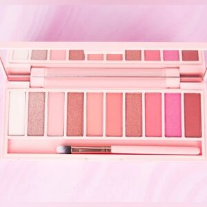 New Factory Sealed Amuse Pretty in Pink Eyeshadow Palette 10 shades